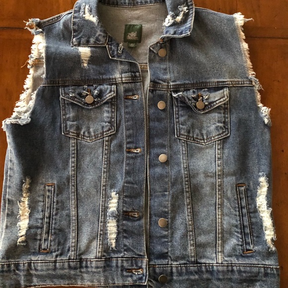 NWT Wild Fable size M Jean vest - Picture 6 of 8